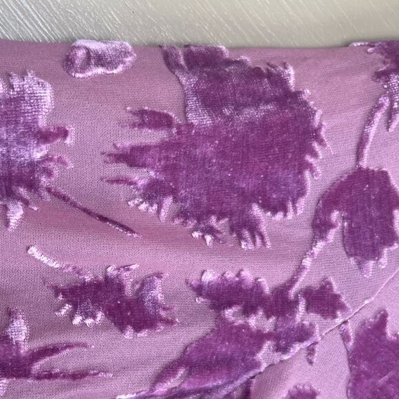 St. Michael Marks & Spencer Rose Velour Textured Long sleeve Blouse - Picture 4 of 7